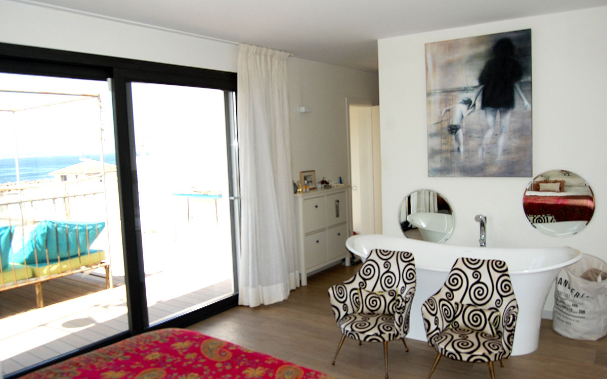Traumhafte Attico Wohnung in Portixol Nähe Palma de Mallorca in erster Meereslinie zu verkaufen
