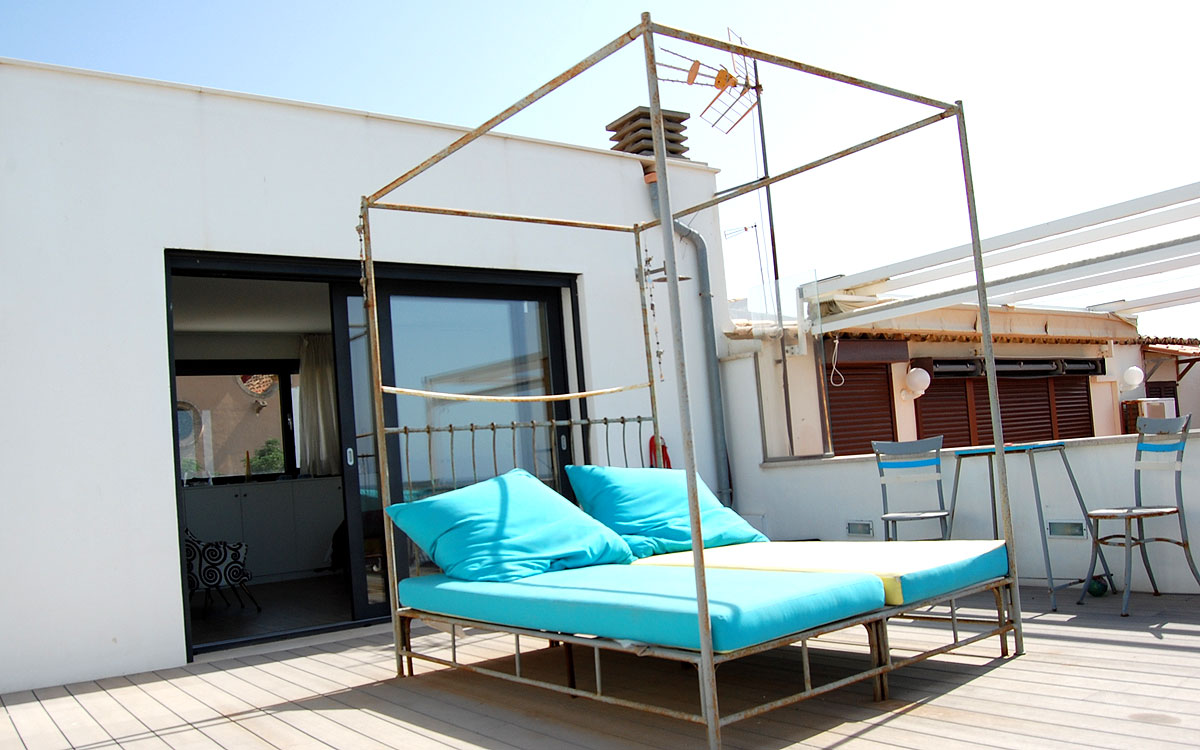 Traumhafte Attico Wohnung in Portixol Nähe Palma de Mallorca in erster Meereslinie zu verkaufen
